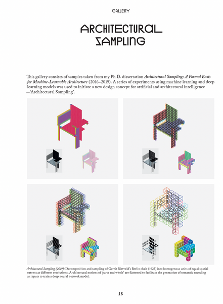 Inform/Reform Series; Issue No 1, Artificial & Architectural Intelligence in Design